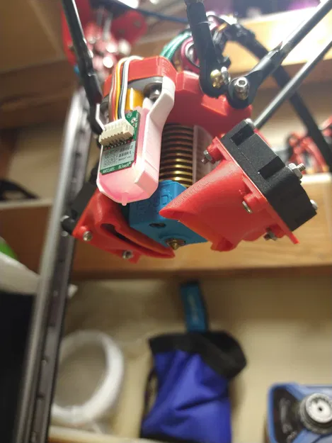 Kossel Mini E3D V6 Effector kèm ngàm gắn BlTouch - Image 16