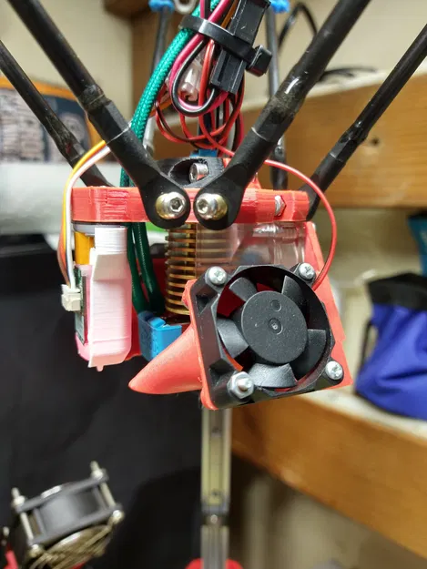 Kossel Mini E3D V6 Effector kèm ngàm gắn BlTouch - Image 17