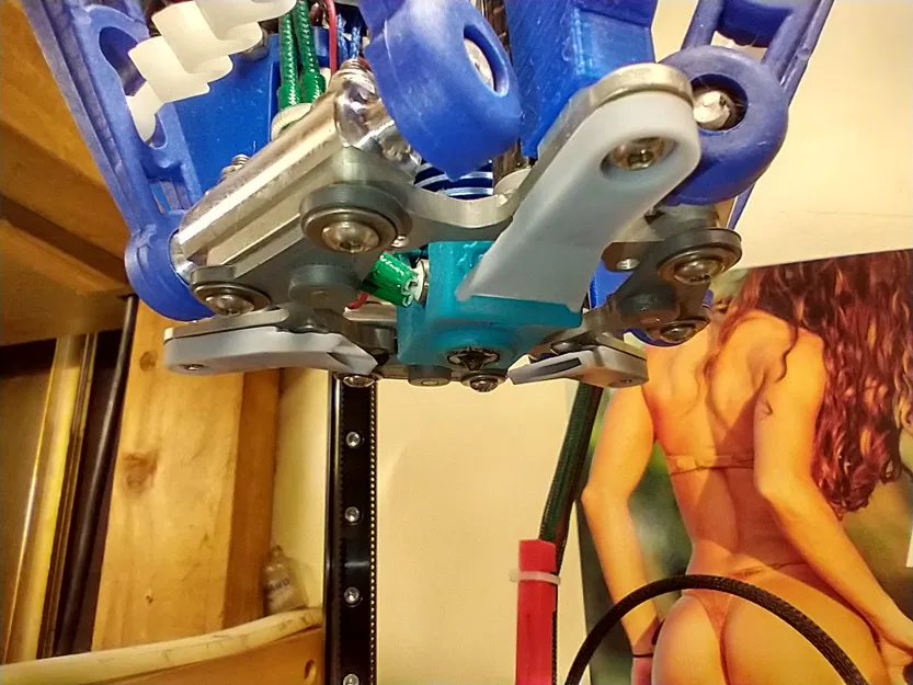 Giá đỡ quạt thổi 3010 cho tấm gắn effector Rostock nhôm 713Maker Kossel - Image 2