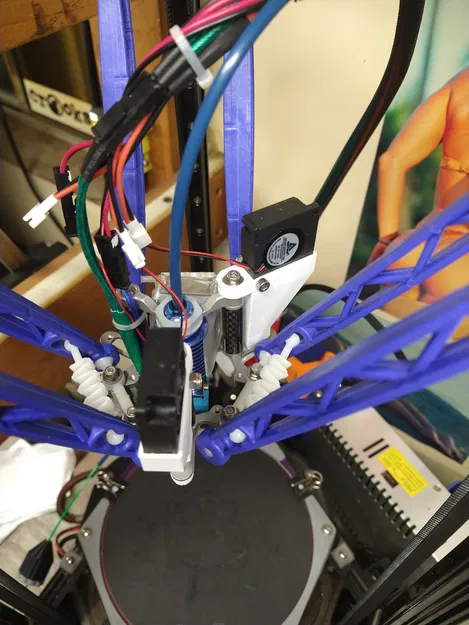 Giá đỡ quạt thổi 3010 cho tấm gắn effector Rostock nhôm 713Maker Kossel - Image 12