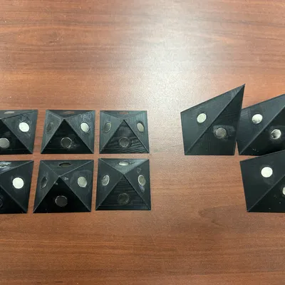 Khối Lập Phương Từ Hình Chóp - Có Nam Châm