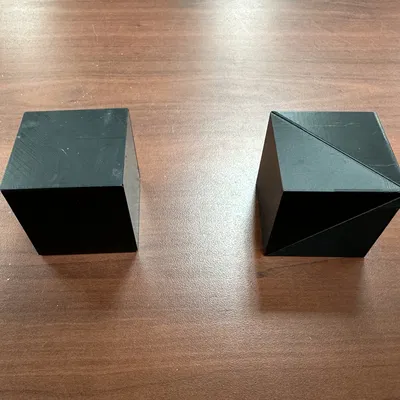 Khối Lập Phương Từ Hình Chóp - Có Nam Châm