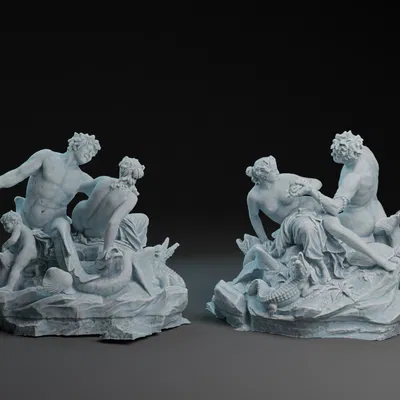 Tượng Triton và Naiad