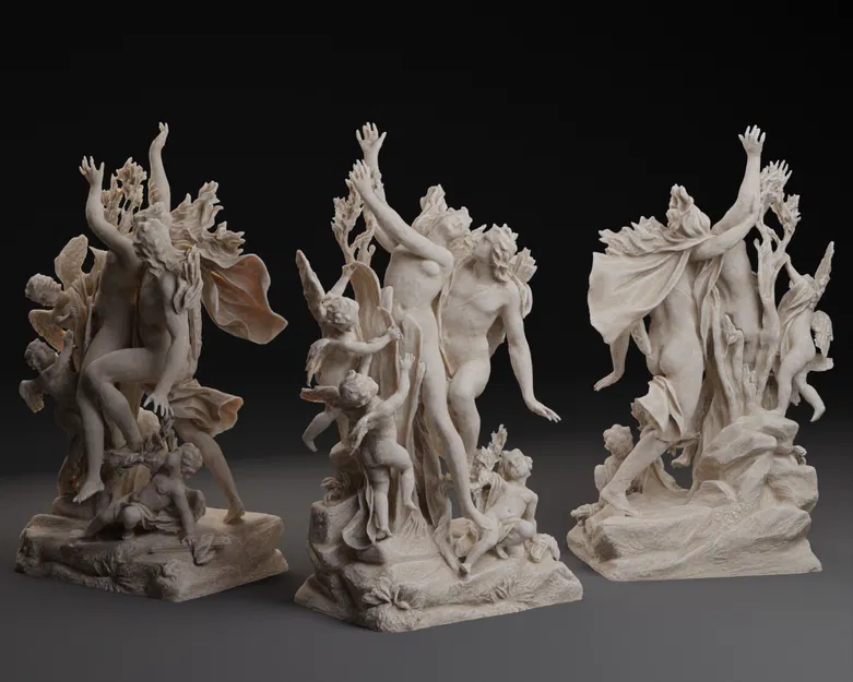 Mô hình 3D: Daphne và Apollo - Image 1