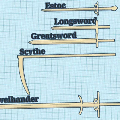 Kiếm Estoc Cho Dummy 13