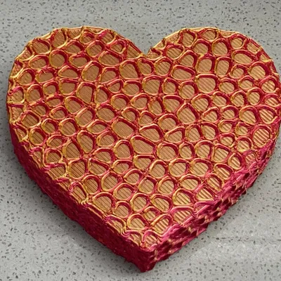 Trái Tim Voronoi Dễ In