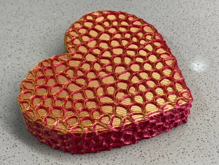 Trái Tim Voronoi Dễ In - Image 4