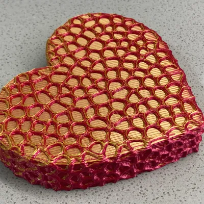 Trái Tim Voronoi Dễ In