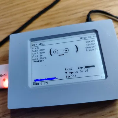 Vỏ Pwnagotchi cho Raspberry Pi 3B và Màn hình Waveshare 2.71 inch V2