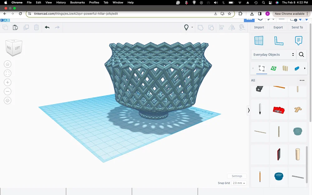 Mẫu Giỏ 3D - Image 1
