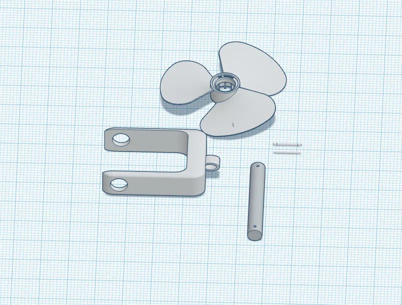 Móc khóa chong chóng thuyền - Image 1