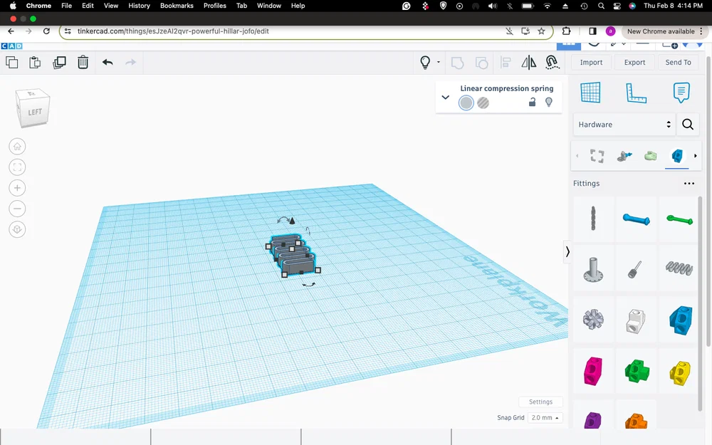 Mô hình 3D Lò xo Fidget - Image 1