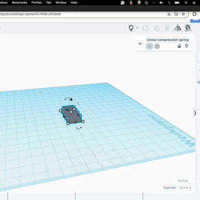 Mô hình 3D Lò xo Fidget