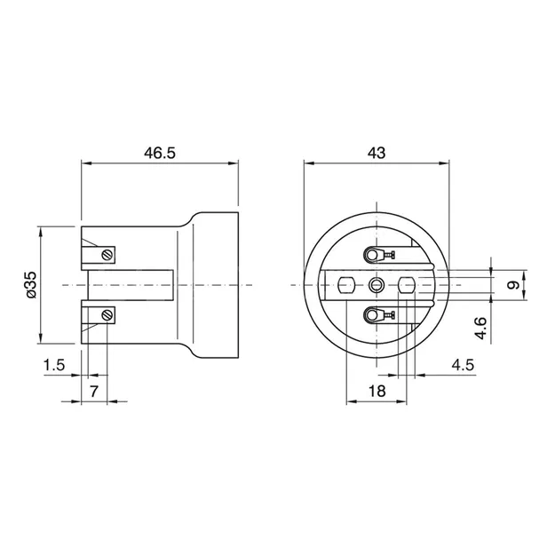 Chui đèn sứ E27 điều chỉnh được - Image 5