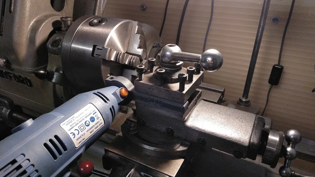 Bộ Giữ Dụng Cụ Quay Dremel Cho Myford ML7 - Image 6