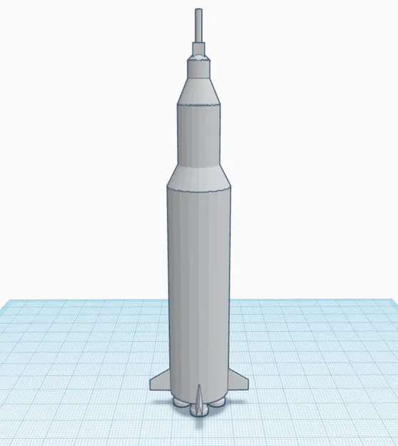 Mô Hình Tên Lửa Apollo 11 - Image 1