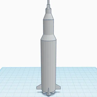 Mô Hình Tên Lửa Apollo 11