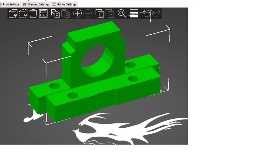 CNCBracket2 - Giá đỡ CNC Mini - Image 1