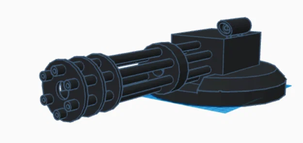 Minigun trên ụ súng xoay - Image 1