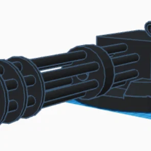 Minigun trên ụ súng xoay