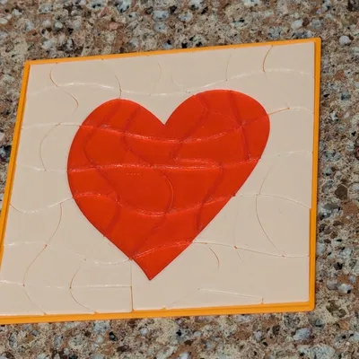 Ghép Hình Trái Tim Đơn Giản