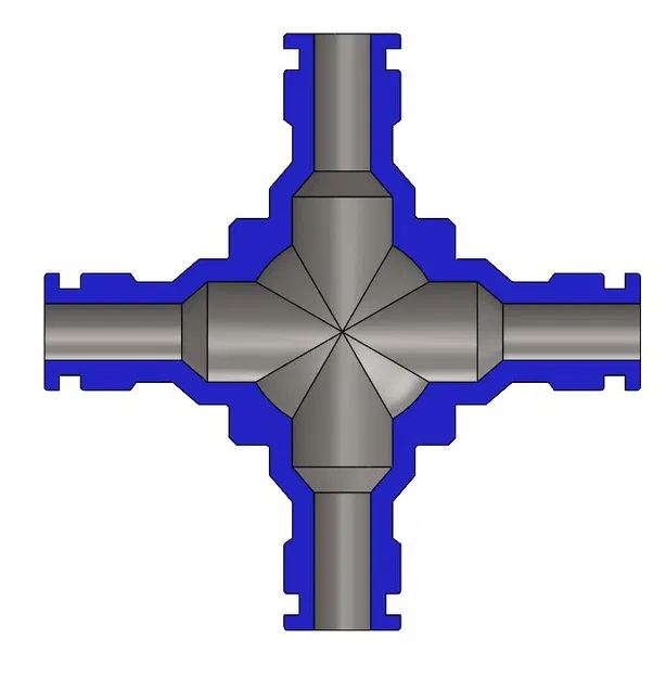 Đầu Nối Ống Nước 4 Ngã Kiểu Gardena - Image 2