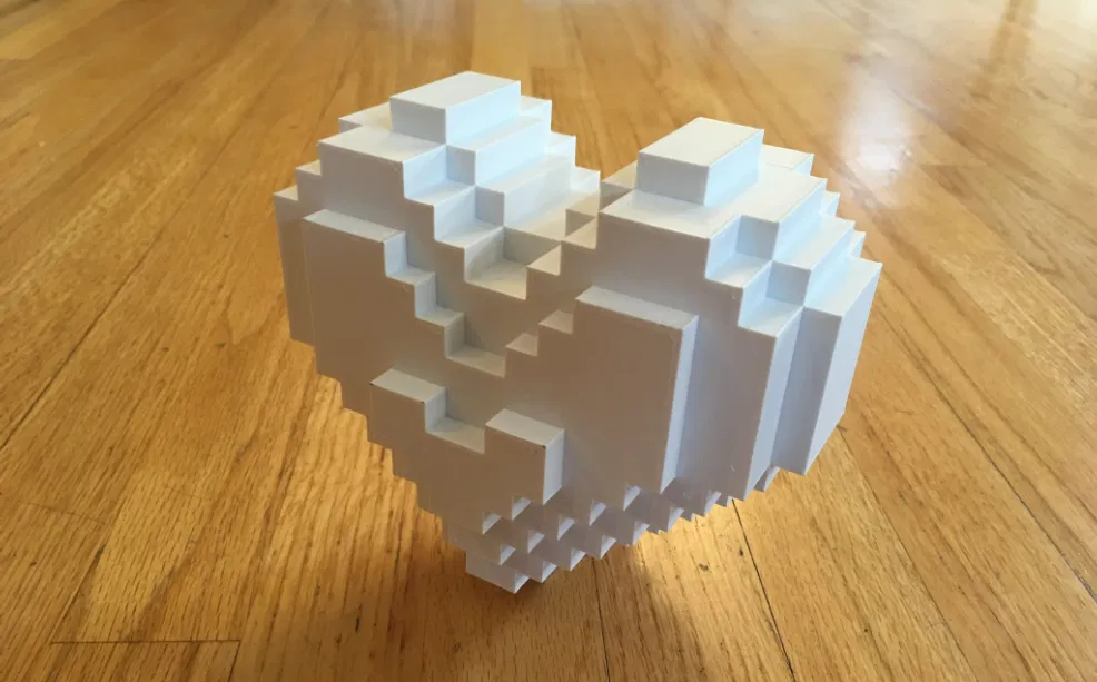Trái Tim Khối Lập Phương - Blocky Heart - Image 1