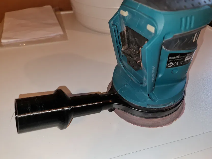 Ống nối máy hút bụi Makita 18V với máy chà nhám quỹ đạo Makita 18V - Image 3