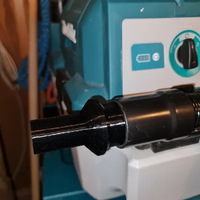 Ống nối máy hút bụi Makita 18V với máy chà nhám quỹ đạo Makita 18V