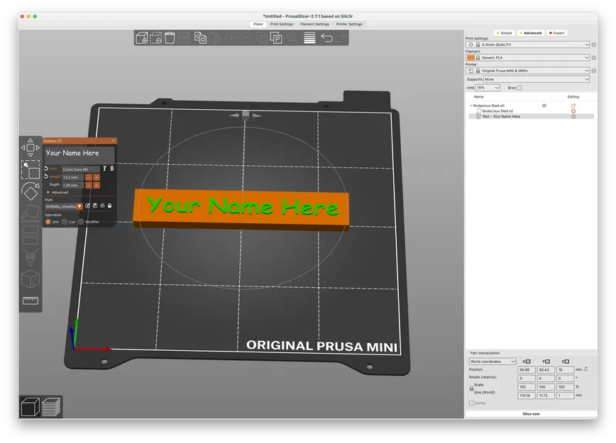 Bảng Tên Để Bàn Trống - Image 1