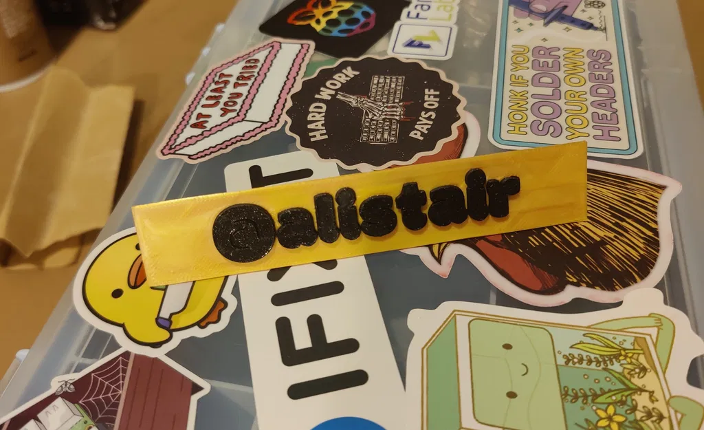 Bảng Tên Để Bàn Trống - Image 2