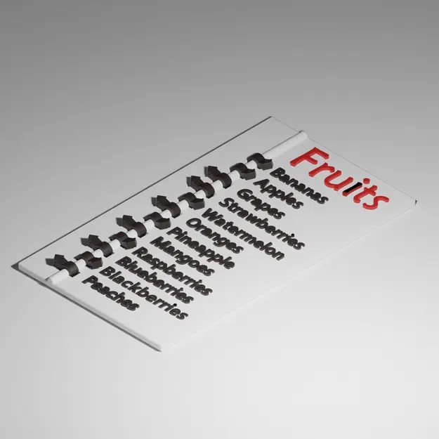 CheckList - Trái Cây - Image 1