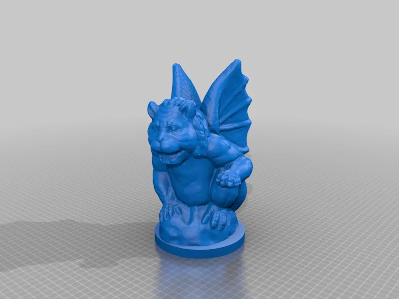 Quái Vật Gargoyle Remix Gắn Trên Đế - Image 2