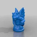 Quái Vật Gargoyle Remix Gắn Trên Đế - Thumbnail 2