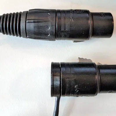 Nắp XLR ngắn góc vuông cho đầu nối Neutrik
