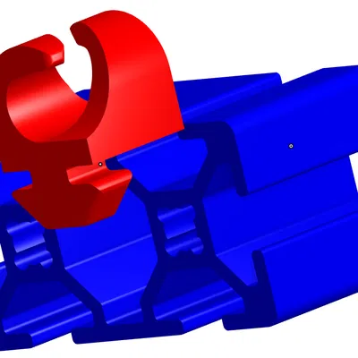 Kẹp giữ dây cáp cho rãnh nhôm