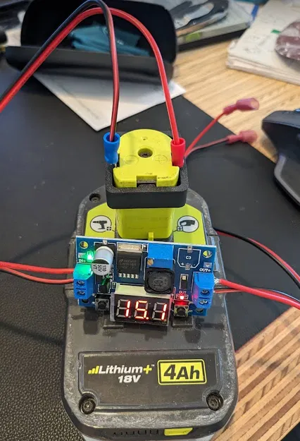 Adapter Lấy Điện Nhanh Pin Ryobi 18V - Image 1