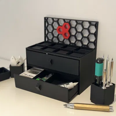 Ngăn kéo Modul Gridfinity và Honeycomb