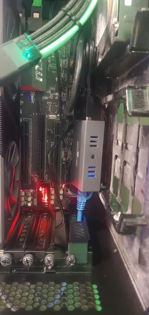 Chụp Keystone RJ45 Cho Khe PCIE - Image 2