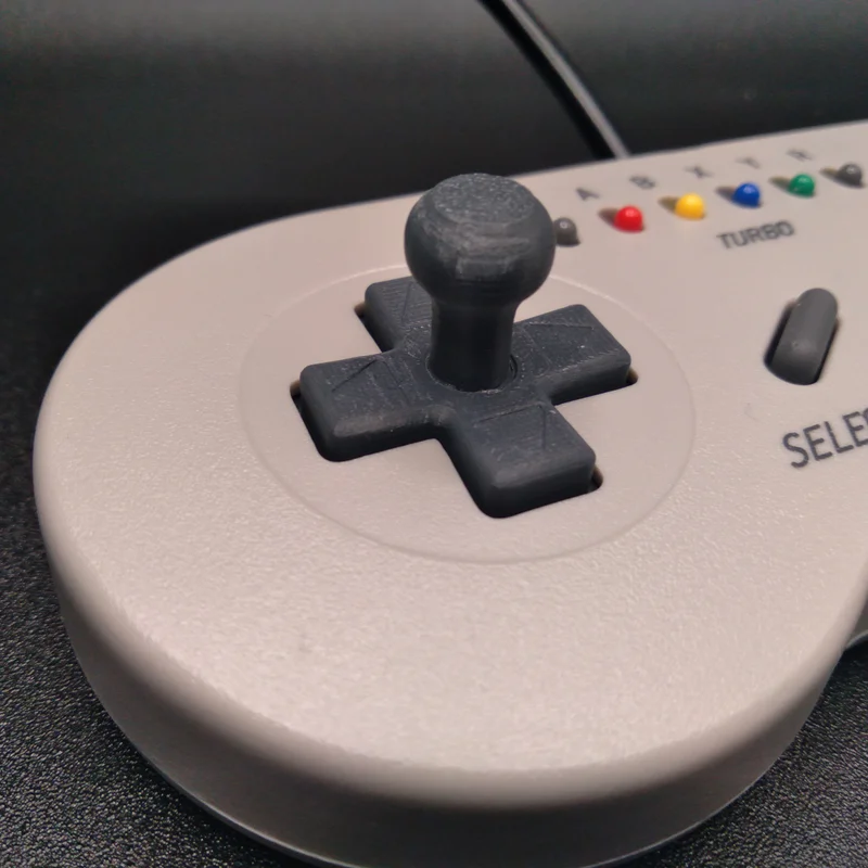 D-Pad Thay Thế Cho SNES Có Gắn Joystick Vặn