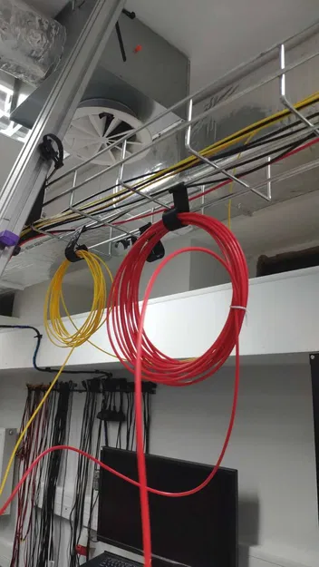 Kẹp treo dây/cáp/sợi quang cho thanh ngang [tùy chỉnh thông số] - Image 1