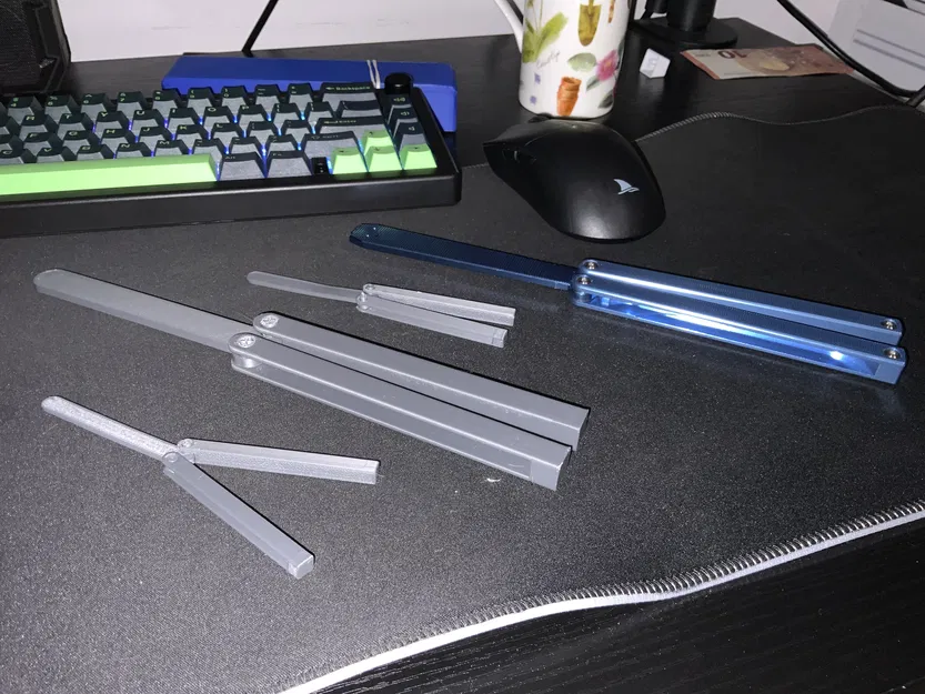 Dao bướm Balisong (Squiddy Al) - Quay khá ổn - Image 2