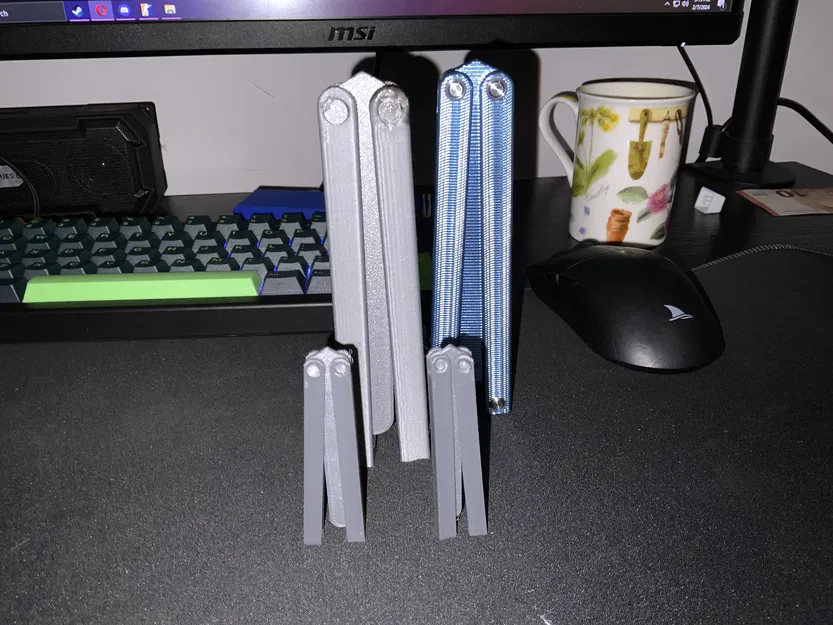 Dao bướm Balisong (Squiddy Al) - Quay khá ổn - Image 4