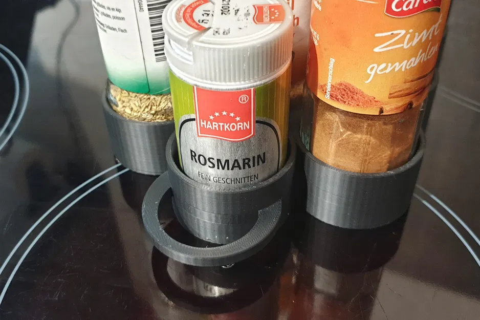 Kệ đựng gia vị cho chai 43mm có thanh trượt/hướng dẫn - Image 3