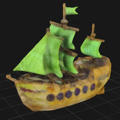 Trang trí Hồ Cá - Xác Tàu Buồm Đắm