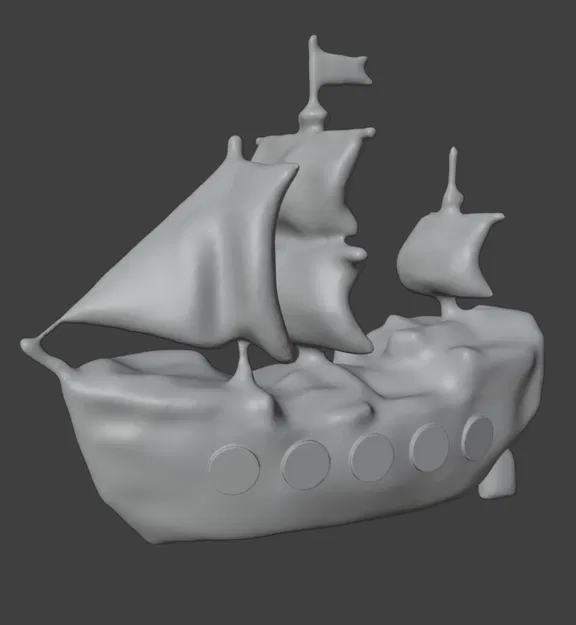 Trang trí Hồ Cá - Xác Tàu Buồm Đắm - Image 2