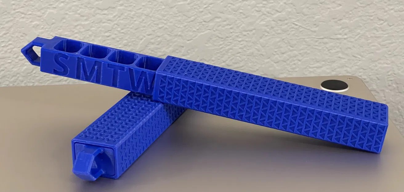 Hộp đựng thuốc hàng tuần dạng trượt (nhỏ gọn có khóa snap) - Image 1