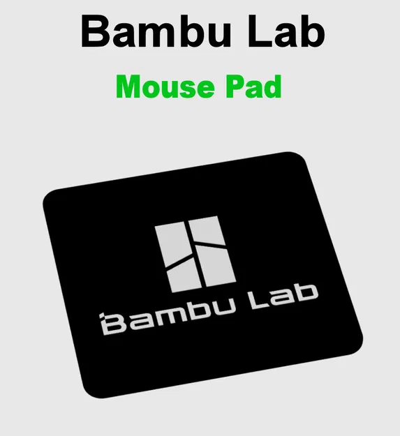 Miếng lót chuột Bambu Lab có Logo cho Chuột không dây 002 - Image 1