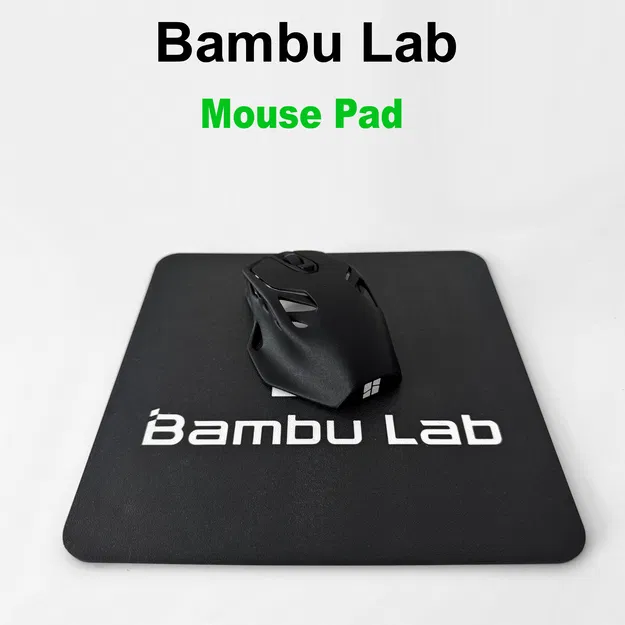 Miếng lót chuột Bambu Lab có Logo cho Chuột không dây 002 - Image 3