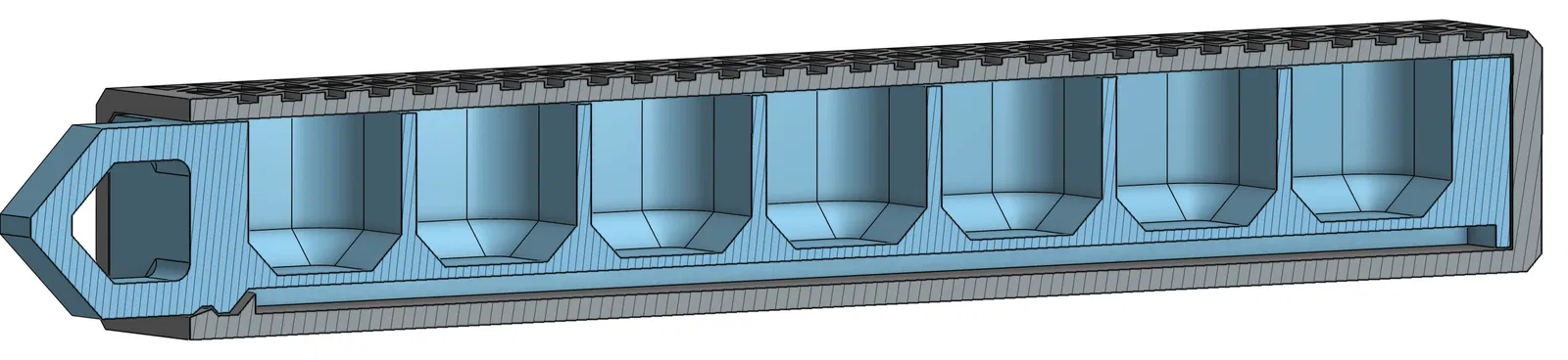 Hộp đựng thuốc hàng tuần dạng trượt (nhỏ gọn có khóa snap) - Image 6